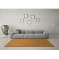 thumbnail image 3 of Ahgly Company Indoor Square Oriental Orange Industrial Area Rugs, 4' Square, 3 of 4