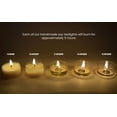 thumbnail image 5 of Candeo Candle, Lemon Verbena, Scented Tea Lights, Soy Candles, 12-Pack, 5 of 7