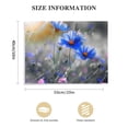 thumbnail image 3 of COMIO Canvas wall art for kitchen Simple Life Black and white landscape cyan blue flowers wall Decor for bedroom Artwork Framed Canvas Prints Ready to Hang or living room Home Decoration, 3 of 6