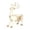 Standing White, variant on yotijay Cartoon Deer Statue Art Craft Ornament Desk Storage Tray Modern Resin Decorative Standing Blue
