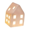 thumbnail image 2 of Casa iluminada con luz LED, pueblo navideño en miniatura, regalo, decoración de cerámica con LED Estilo E, 2 of 9