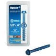 thumbnail image 5 of Buildex Tapcon 11420 Concrete Screw Anchor, 1/2 in Dia, 4 in L, Steel, Zinc Blue - pack of 10, 5 of 5