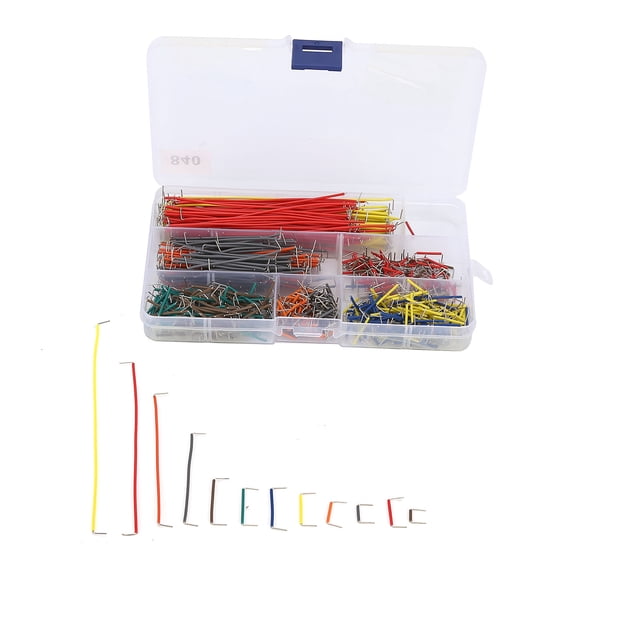 Kit de cables de expansión de pines de placa de pruebas sin soldadura con puente flexible de 840 piezas para componentes electrónicos