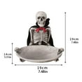 thumbnail image 7 of nvzhuang Halloween Candy Dish Holder Scary Cape Skeleton Candy Bowl Tray for Office Table Party Decoration, 7 of 7