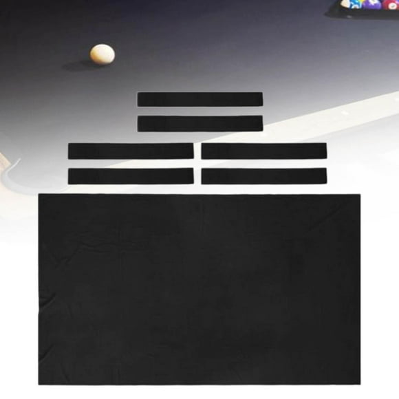 Mesa de billar de billar, mantel de piscina, sólida cubierta de mesa de billar de billar estable con tiras de cojín, mesa de mesa de mesa de billar para una mesa de 7 pies