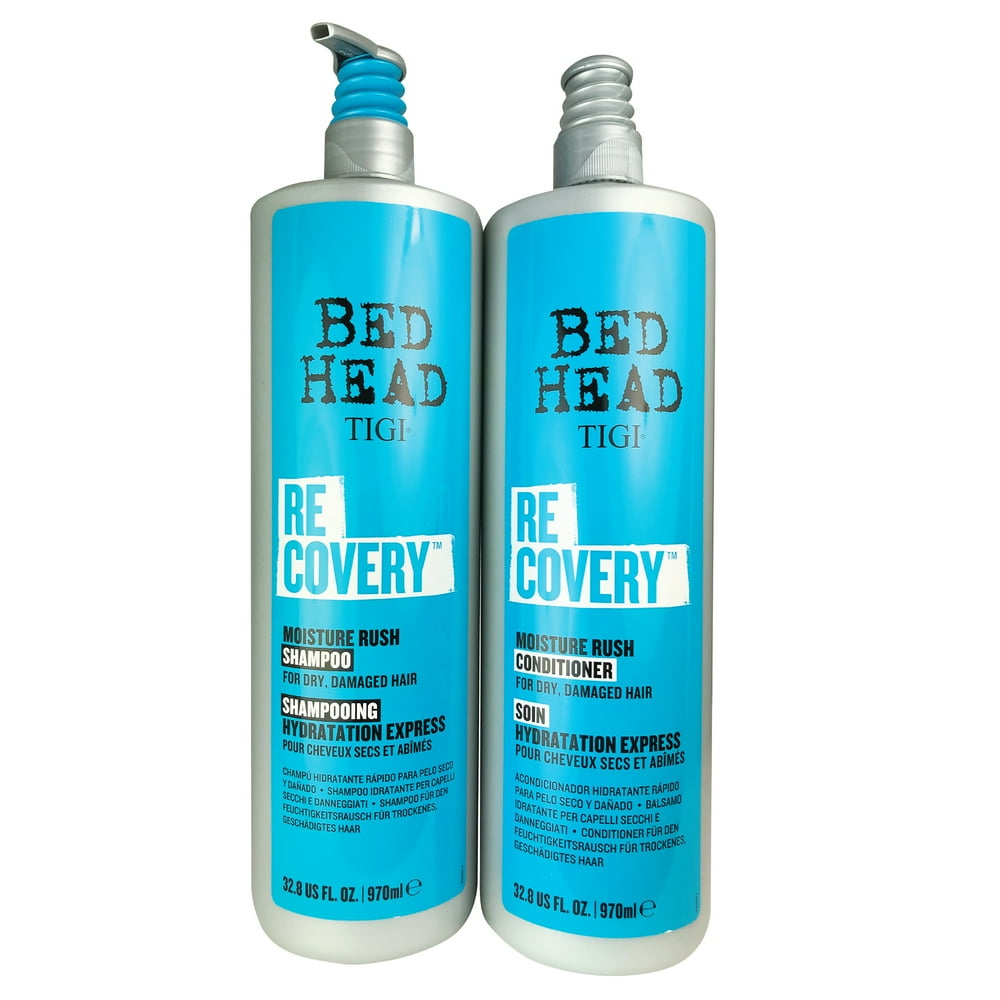 TIGI Bed Head Recovery Moisture Rush Shamp And Cond Duo 32.8 oz For Dry Damaged Hair Walmart