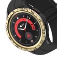 thumbnail image 3 of Anillo De Reloj Anillo de inserción de bisel de metal con escala para Samsung Galaxy Watch5 Pro 45 mm (dorado), 3 of 9