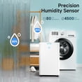 thumbnail image 3 of DARKIRON 80 Pint Dehumidifier for Home, 4500 Sq.Ft with Drain Hose, Humidity Control and Auto Shut-off, Quiet Smart Compressor for Home, Garage and Large Rooms, 3 of 8