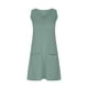 thumbnail image 4 of Vestido sin mangas con cuello en V para mujer, estilo informal y holgado con bolsillos, tejido de poliéster, tallas S-XXL, para playa/fiesta, 4 of 5