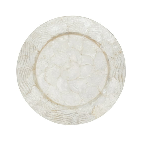 Elegant Wavy Capiz Charger (Set of 4)