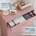 thumbnail image 5 of M optimized Chest of Drawers for Bedroom with 5 Drawers, Wooden Dresser with Gold Handles, Storage Cabinet and Organizer Drawers for Living Room, Hallway, Entryway, Modern Nightstand, 5 of 9