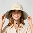 thumbnail image 2 of Waterproof Sun Hat, Rain Hat for Women, UPF 50+ UV Protection, Wide Brim, Packable, Lightweight, Fishing Hat for Hiking, Travel, 2 of 8