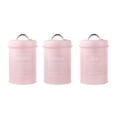 thumbnail image 2 of Tarros de almacenamiento de cocina Sunnimix juego de Botes Herméticos de 3 Piezas rosa, 2 of 8