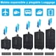 thumbnail image 4 of AdooAdii Bolsa de Equipaje de Transporte 160L, Bolsa de Lona con Ruedas 360º Gran Capacidad Bolsa de Maleta Extensible Plegable Oxford Resistente Ligera, Mochila Impermeable para Viajes Hogar Negocios, 4 of 6