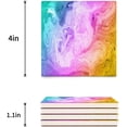 thumbnail image 3 of FMSHPON Marble Set of 8 Coaster for Drinks, Absorbent Ceramic Stone Coasters Cup Mat with Cork Base for Home Kitchen Room Coffee Table Bar Decor, 3 of 4