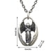 thumbnail image 3 of Anillos para mujer, regalos para mujer, collar de ángel vintage, collar para hombre y mujer, collar de acero vintage con colgante de ángel protector, collar con colgante unisex., 3 of 5