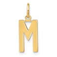 thumbnail image 1 of Diamond2Deal 14K Pendentif Initiale Lettre m en Or Jaune pour Femmes, 1 of 3