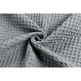 thumbnail image 5 of Dainty Home Imperial Cotton Textured Waffle Shower Curtain, 70 x 72, Silver, 5 of 6
