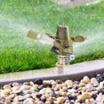 thumbnail image 2 of G3/4inch Sprinkler Irrigation Watering Tool-Aluminium Alloy Garden Lawn Rocker Arm Irrigation Nozzle Water Spray Sprinkler Head, 2 of 7
