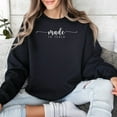 thumbnail image 3 of Made to Teach Elegant Script Sweatshirt, Teacher Appreciation Gift, Casual Educator Top, Unisex Crew Neck, 3 of 11