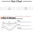 thumbnail image 2 of Kmdttou Panties for Women Sexy Lace High Cut Panties Comfort Bikini Panty Stretch Underpants Breathable Ladies Briefs (Available in Plus Size) Black-Free Size, 2 of 2