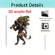 thumbnail image 1 of 10cm/4-in Holiday Prank Series Folklore Horror Christmas Tree Decorations With Rope Suitable For Christmas Party Decorations, 1 of 8