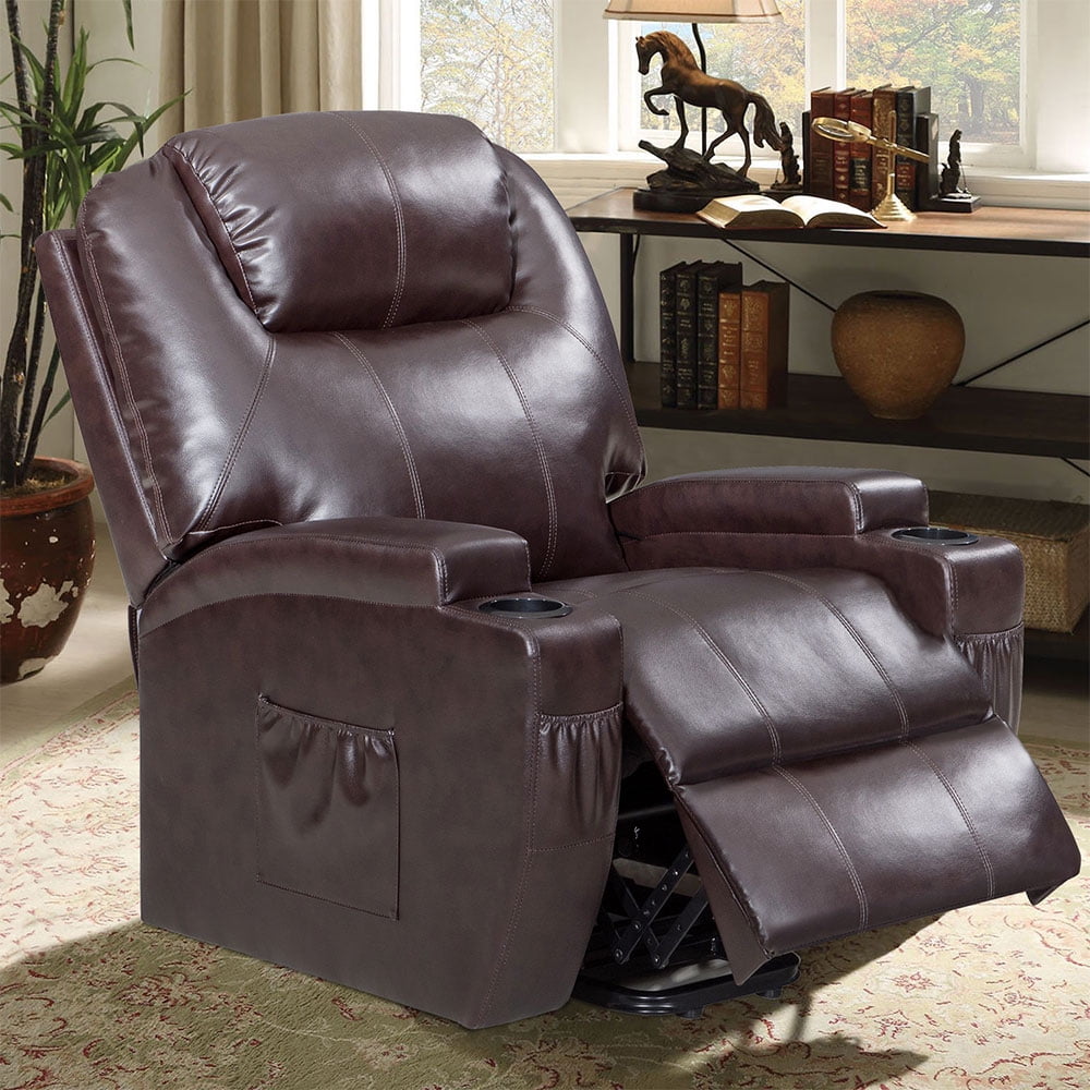 Power Lift Recliner Sofa Chair with Massage and Heating, Luxurious