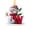 W, variant on Mivyn Snowman Christmas Ornaments,3" Personalized Letter Ornaments for Christmas Tree, 2D Initial Ornament, Letter Ornament for DIY Hanging Xmas Decor, Gift for Family Friends