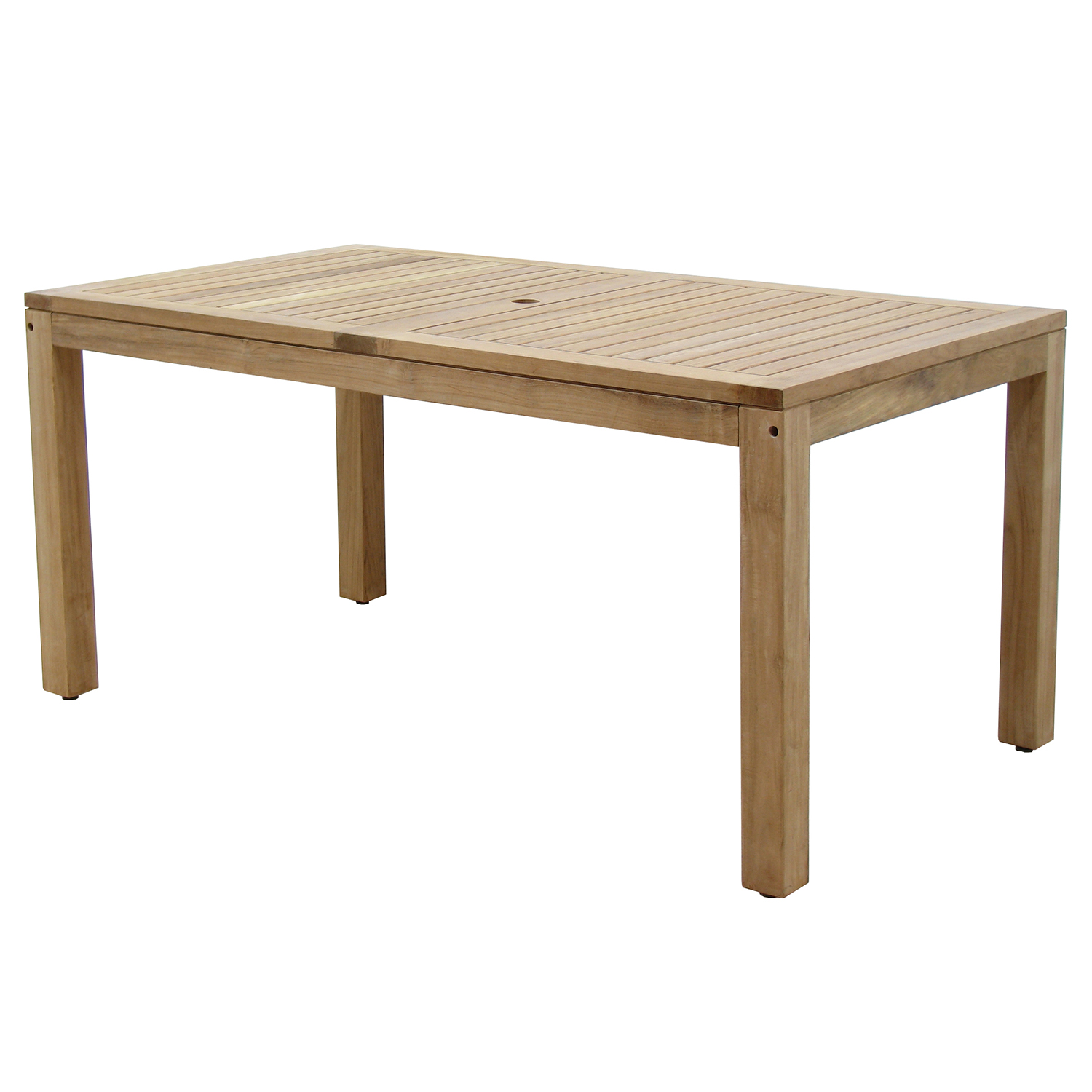 Amazonia Van Buren 7 Pieces Certified Teak Rectangular Outdoor Dining Set, Ideal for Patio, Seating Capacity: 6