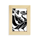 thumbnail image 1 of El chino Wei Jin dinastías aves patron Escritorio de madera Arte Pintura 5x7 pulgadas marco de foto foto, 1 of 4