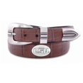 thumbnail image 1 of ZeppelinProducts LSU Concho Croc Ceinture en Cuir Tan, Taille 44, 1 of 1