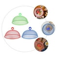 thumbnail image 5 of 3pcs Metal Mesh Food Cover, 30cm Food Covers Mesh, Stackable Food Cover Net, Metal Dishes Covers, Reusable Screen Tents For Home Picnic Camping (Mixed Color), 5 of 11