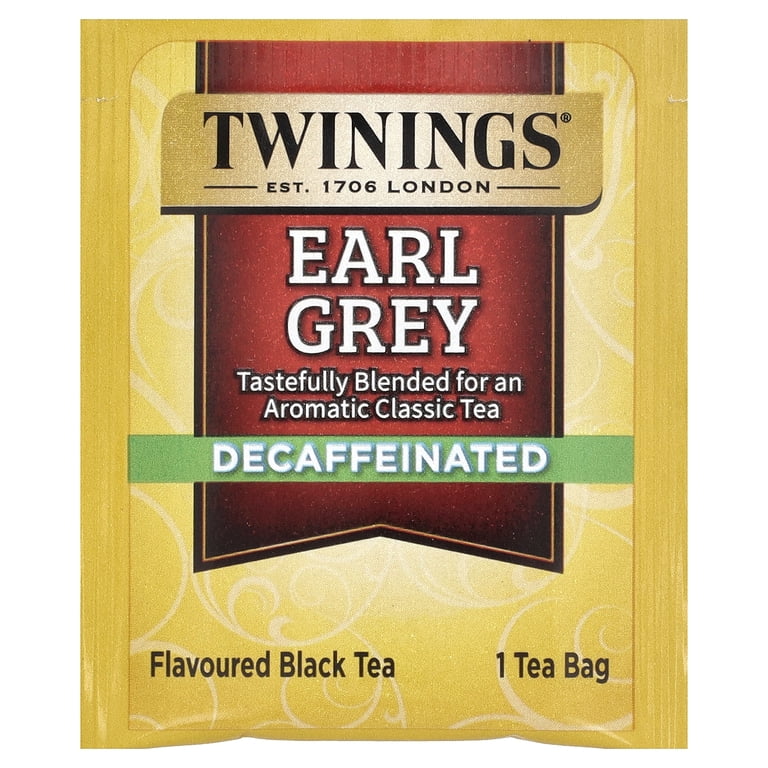Twinings Decaffeinated Earl Grey Black Tea Bags, 20ct - Walmart.com