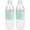 Blue, variant on Copco Hydra Reusable Water Bottles, Set of 2, Non-Slip Sleeve, Spill Resistant Lid, Clear Water Bottles for School, Gym, & Travel, 16 Oz (Purple)