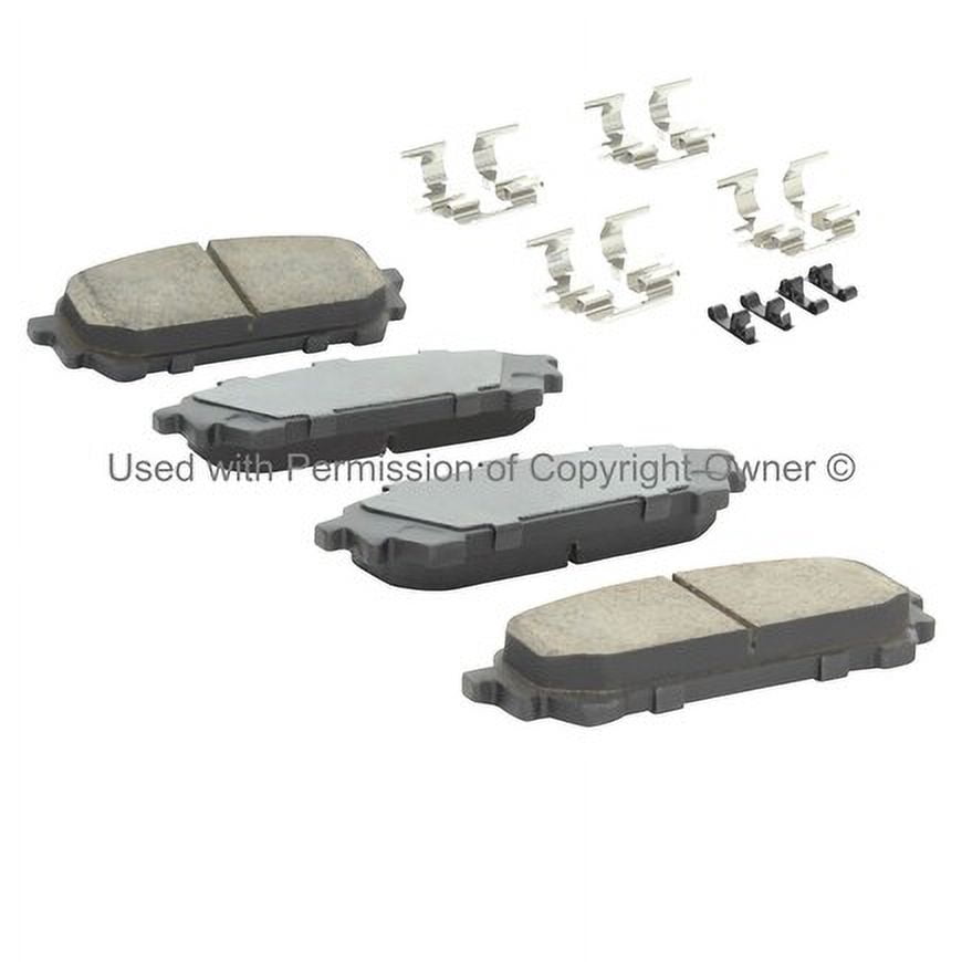 Mpa Electrical 1001-1004C Quality Built Premium Ceramic Brake Pads W/
