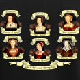 thumbnail image 3 of CafePress - Fates Of Henry VIII Wives Women's Dark Pajamas - Women's Short Sleeve Print T-Shirt and Pants Dark Cotton Pajama Set, 3 of 7