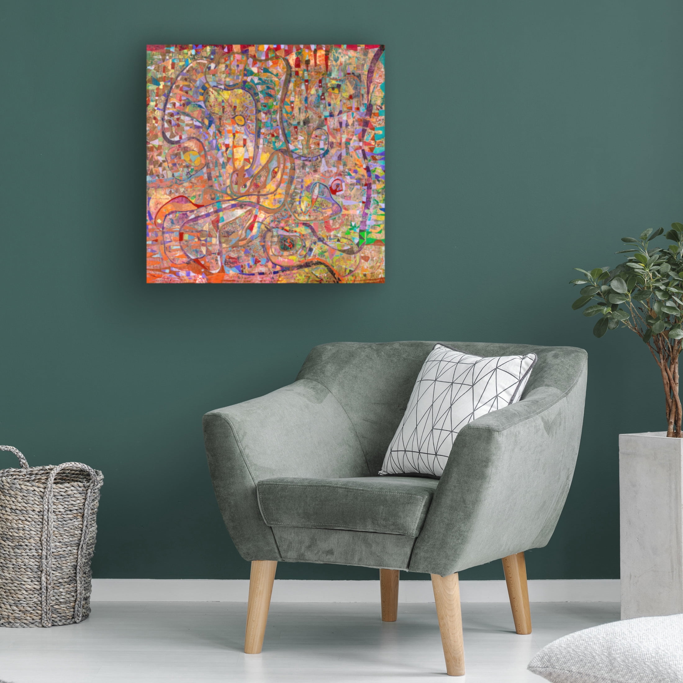 Trademark Fine Art Alise Loebelsohn Dystopia Canvas Wall Art