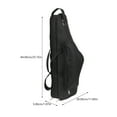 thumbnail image 2 of CTIRCHIU 1Pack Durable Cloth Saxophone Case for Alto Sax with Adjustable Shoulder Straps 25.15X11.00X1.97in, 2 of 8
