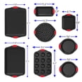 thumbnail image 3 of NutriChef Deluxe Oven Non Stick Gray Carbon Steel 8 Piece Bakeware Set (2 Pack), 3 of 8