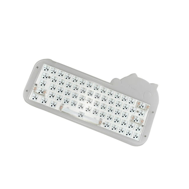 Xingzhi Cute Cat Hot Swappable Mechanical Keyboard DIY Kit PCB Case Mounting Plate