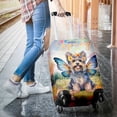 thumbnail image 3 of Welcome Spring Fairy Yorkshire Terrier in Flower Meadow Travel Luggage Cover Yorkie Dog Lover Gifts Suitcase Dust Protective Decor - 13002, 3 of 5