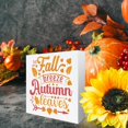 thumbnail image 3 of Zomyto 5x5 In Rustic Thankful Decor Wooden Box Sign Decor Desk Fall Breeze Autumn Leaves Wood Sign, 3 of 7