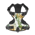 thumbnail image 4 of Lsque Watercolor Bright Sunflowers Dog Harness, No-Pull Pet Harness with 2 Leash Clips, Adjustable Soft Padded Dog Vest with Easy Control Handle for Large Dogs-, 4 of 9