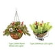 thumbnail image 2 of Cesta colgante Irfora Cesta colgante de Navidad Artificial con conos de pino, racimos de bayas, cesta colgante de hierro para árbol de Navidad, adornos artesanales para el hogar Irfora Cesta colgante, 2 of 5