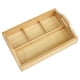 thumbnail image 1 of Bandeja de madera Montessori pequeña para juguetes, caja de arena educativa para bebés en edad preescolar 20X13.5X5cm, 1 of 9
