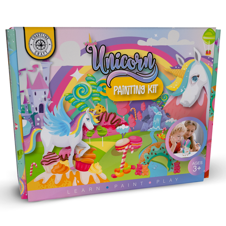 Unicorn Painting Kit for Girls - Paint Your Own Unicorn Craft Kit Toys w 2  Unicorn Headbands, Pegasus, Alicorn & DIY Unicorn Crafts - Unicorns Gifts  for Girls -… in 2023