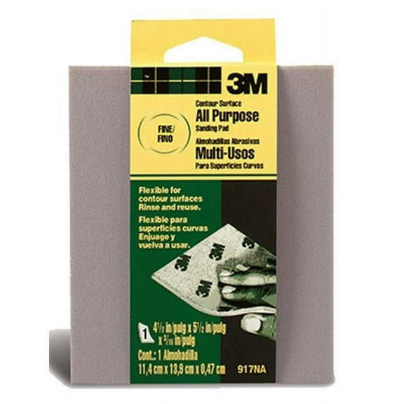 917NA 4.5 x 5.5 x .18 in. Fine Flexible Sanding Sponge