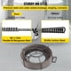 thumbnail image 4 of VEVOR Cable de limpieza de drenaje 50 pies x 1/2 pulgada Cable de núcleo sólido Cable de alcantarillado Cable de barrena de desagüe Limpiador de cable de, 4 of 9