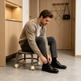 thumbnail image 4 of YYV Tabouret Bas à Roues Pivotantes avec Roulettes Banc à Chaussures Mobile en Plastique Tabouret Roulant pour Maison Salon Entrée Garage Siège à Rotation Fluide Design Pratique Compact, 4 of 6