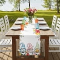 thumbnail image 4 of Table Runners 70 Inches Long Dress Scarves, Gnomes Easter Farmhouse Coffee/Dining/Kitchen Table Decor, Holiday Table Runner, Eucalyptus Spring Floral Weeping Eggs Farmhouse 13x70 Inch, 4 of 9